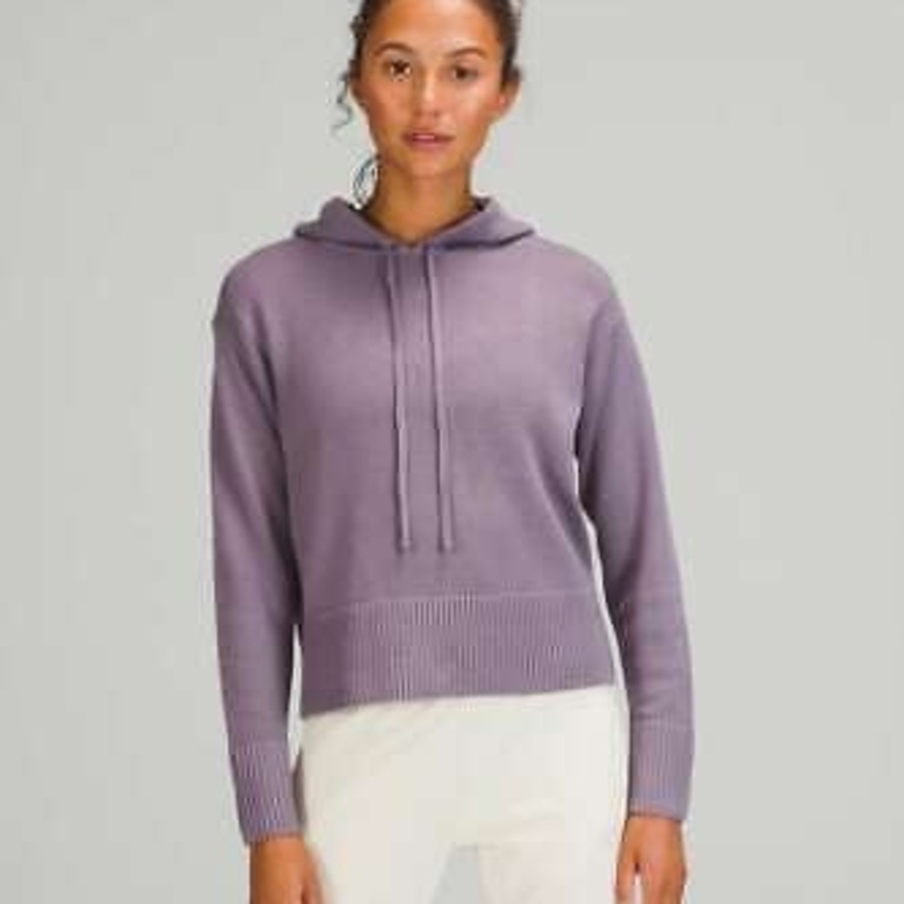 Lululemon Double Knit Hoodie Sweater *Cashmere Blend
